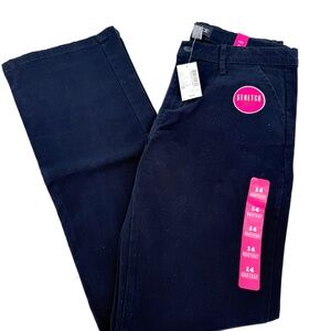 The Children's Place Dark Navy Blue Boot Cut Uniform Pants Size 14